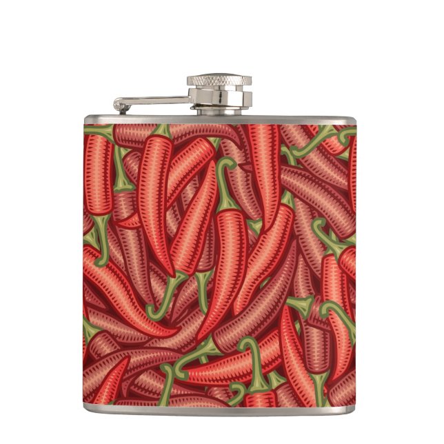 Chili Peppers Flask (Front)