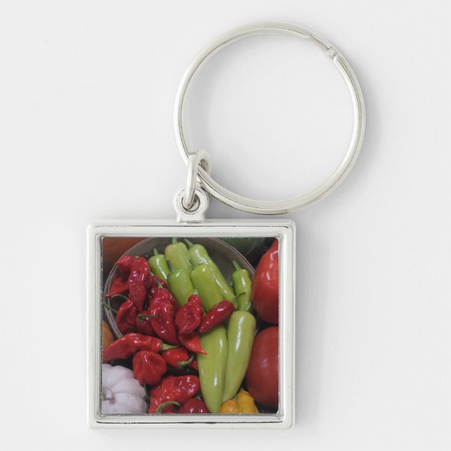 Chili Peppers Keychain (Front)