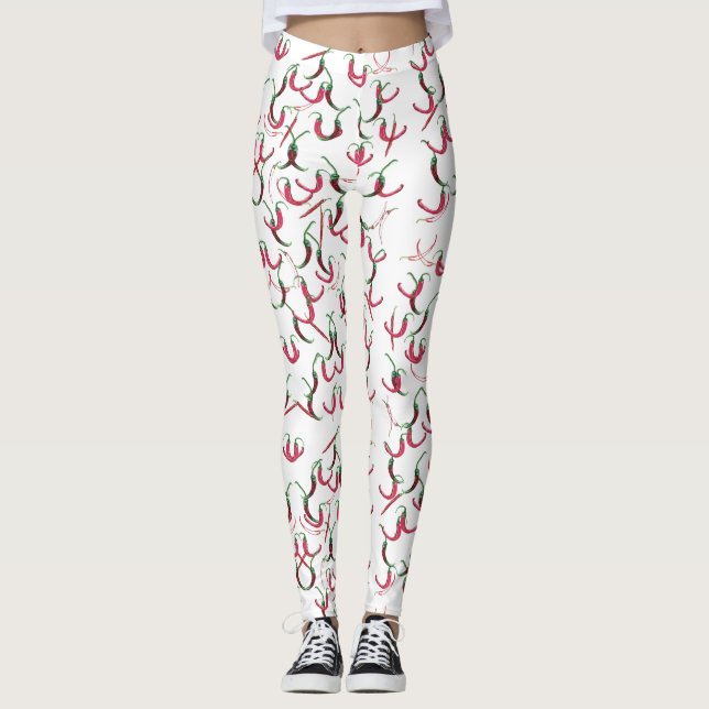 Chili Peppers  Leggings (Front)