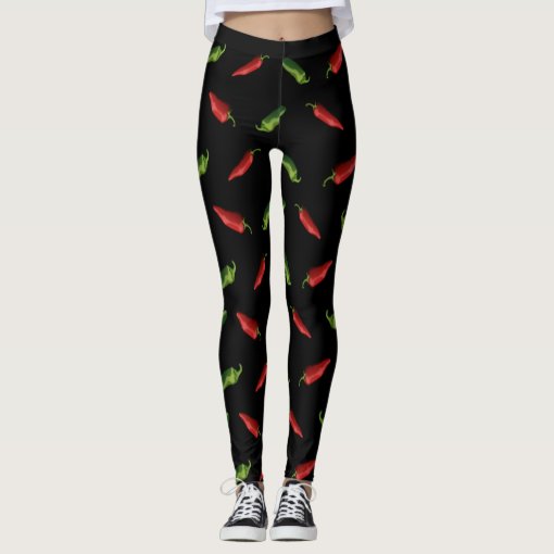 Chili peppers leggings Zazzle