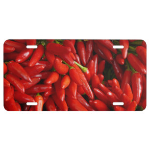 Chili Peppers License Plate
