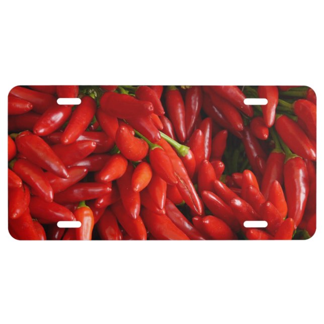Chili Peppers License Plate (Front)