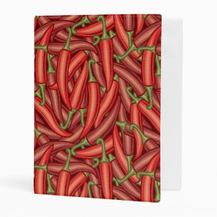 Chili Peppers Mini Binder
