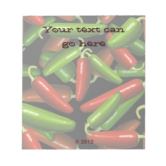 Chili Peppers Notepad (Front)