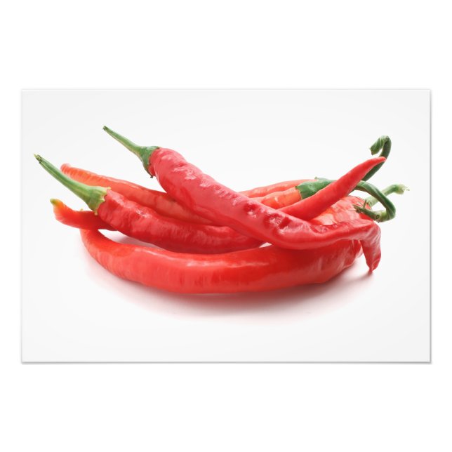 chili peppers photo print (Front)