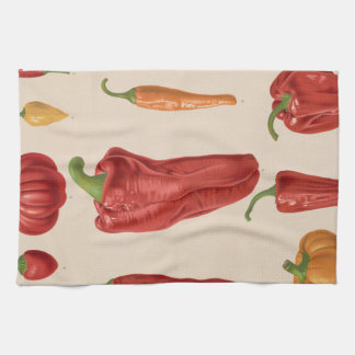 Chili Peppers, Red Chili Peppers Kitchen Towel