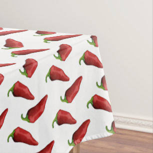 Chili peppers tablecloth
