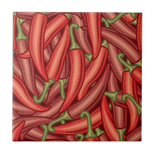 Chili Peppers Tile