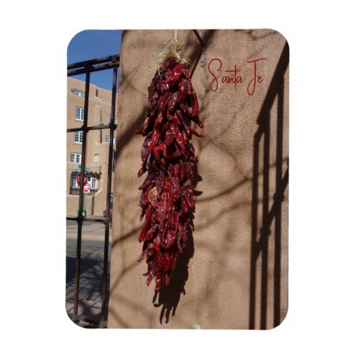 Chili Ristras Santa Fe New Mexico Magnet