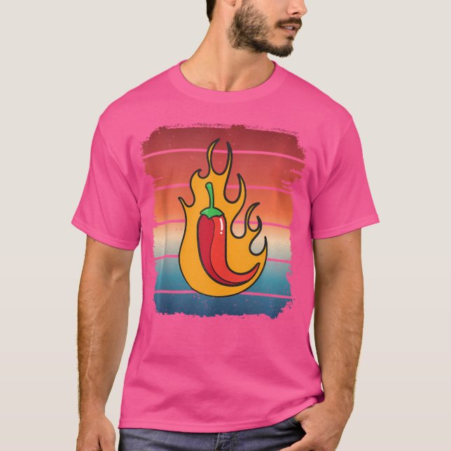 Chili Shirt Women Chili Spice Spicy Food Red Chili (Front)
