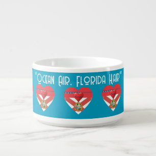 Chili Soup Florida Ocean Blue Bowl