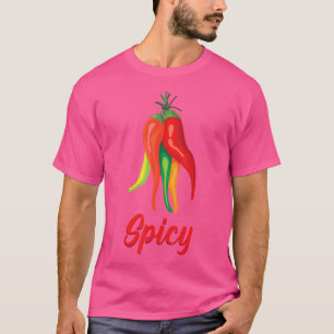 Chili Spicy Vegetables Spices Fruit Pepper T-Shirt