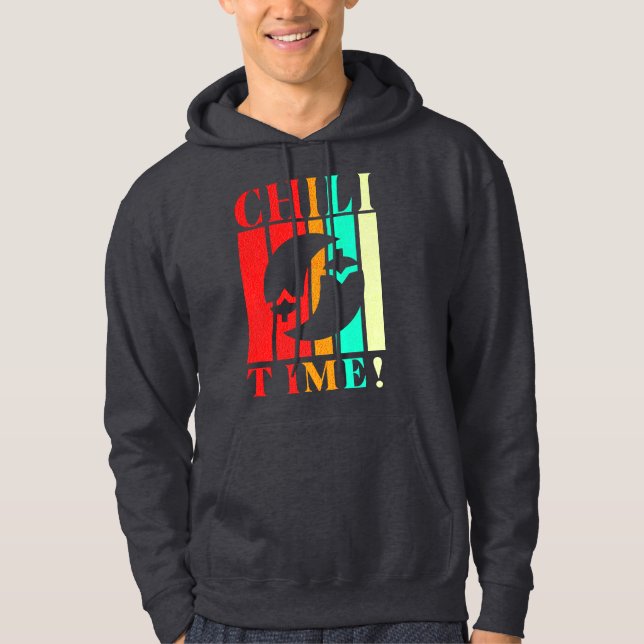 Chili Time Stripes Hoodie (Front)