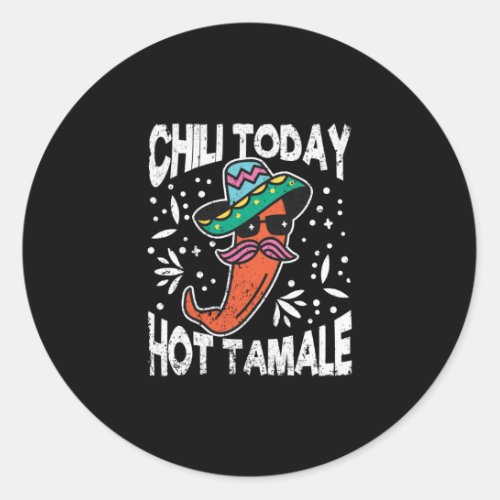 Chili Today Hot Tamale Dots Mexican Classic Round Sticker