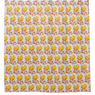 Chili & Turmeric on a Shower Curtain
