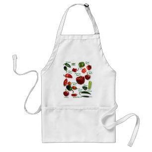 Chili Varieties Adult Apron