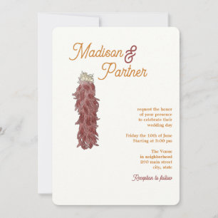 Chili Wedding Suite  Invitation