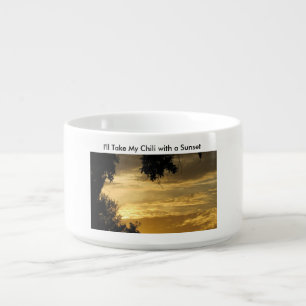 Chili with a Sunset Chili Bowl
