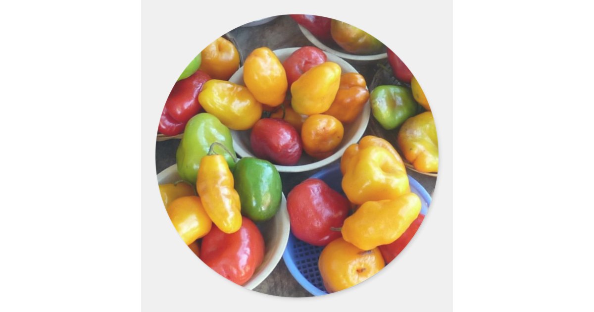 CHILIES CLASSIC ROUND STICKER | Zazzle