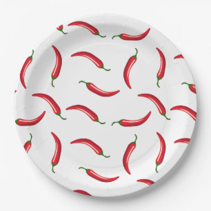 Chilipeppar Paper Plates
