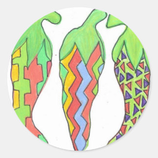 Chilis Incognito Classic Round Sticker