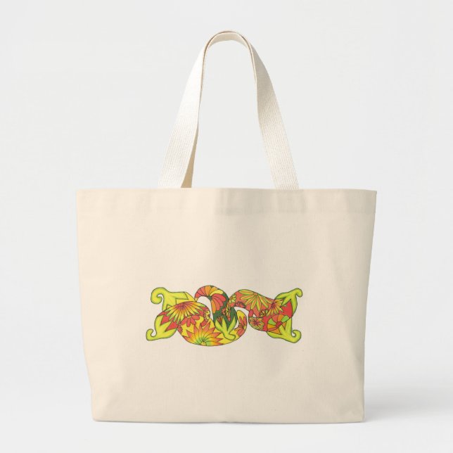 Chilis Jumble Large Tote Bag (Front)