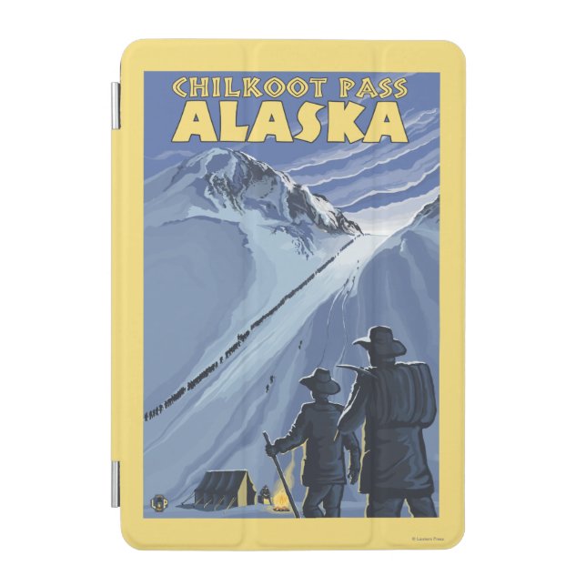 Chilkoot Pass, Alaska Gold Miners iPad Mini Cover (Front)