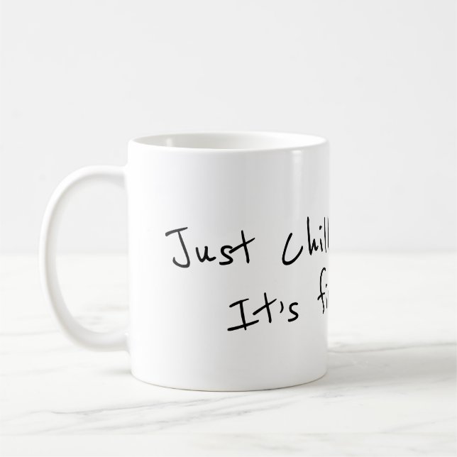 Chillなshiba Coffee Mug (Left)