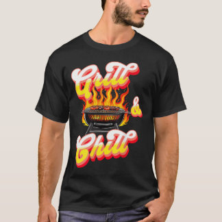 Chill And Grill Bbq Party T-Shirt