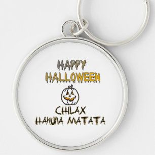 Chill and Relax Happy Halloween Collection Keychain
