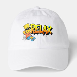 Chill Bart Relax Graffiti Urban Style Graphic Tee Hat