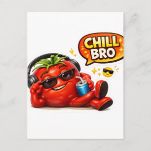 Chill Bro Capybara Funny Relaxed Animal Lover T-Sh Postcard