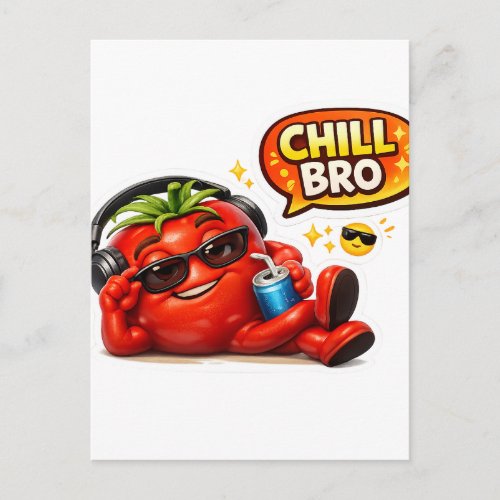 Chill Bro Capybara Funny Relaxed Animal Lover T-Sh Postcard