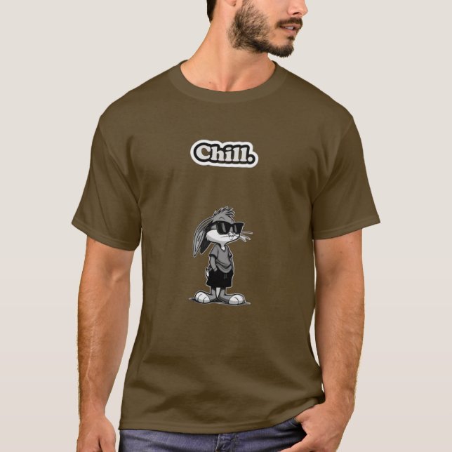 Chill Bunny with Sunglasses T-Shirt (Front)