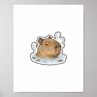 Chill Capybara Poster