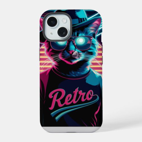 Chill Cat Vibes iPhone 15 Case