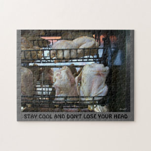 Chill Chicken in Oven Stay Cool Jigsaw Puzzle