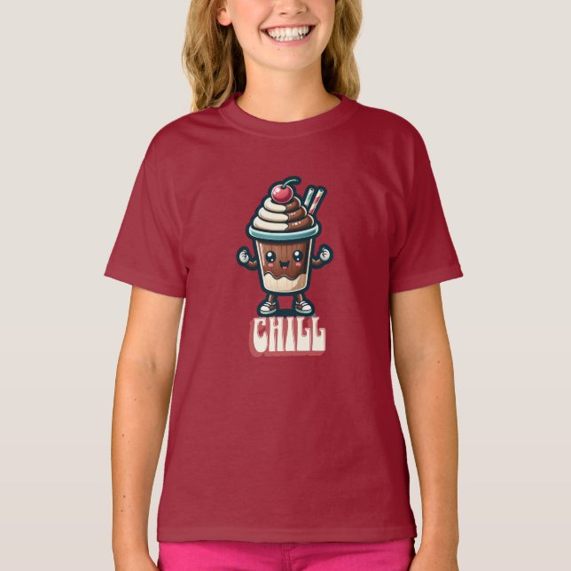 Chill Chocolate Milkshake Pun  T-Shirt (Front)