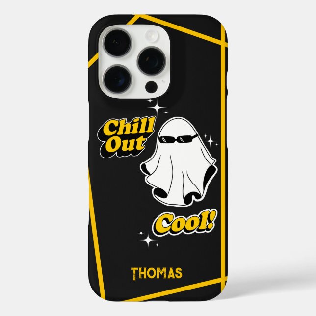 Chill Cool Ghost Sunglasses Customizable Case-Mate iPhone Case (Back)