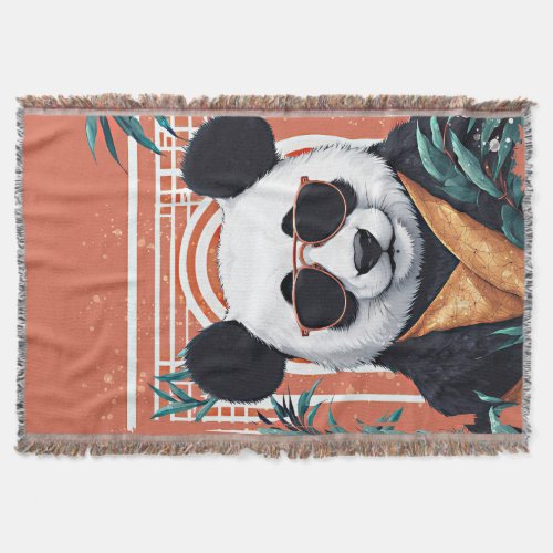 Chill Cool Kung Fu Panda Throw Blanket