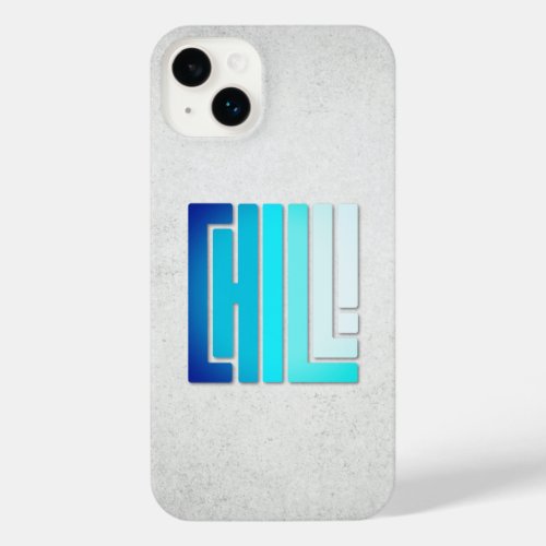 Chill _ Deluxe Frozen Blue Edition iPhone  iPhone 14 Plus Case