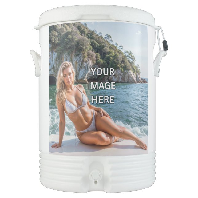 CHILL! 🧊 Design Your Own Igloo Beverage Cooler (Front)