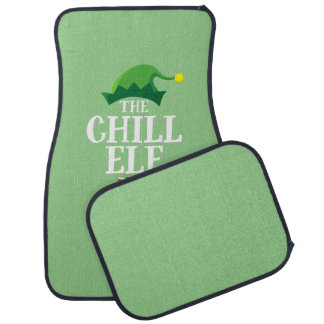 Chill Elf Matching Family Group Christmas Party Car Floor Mat