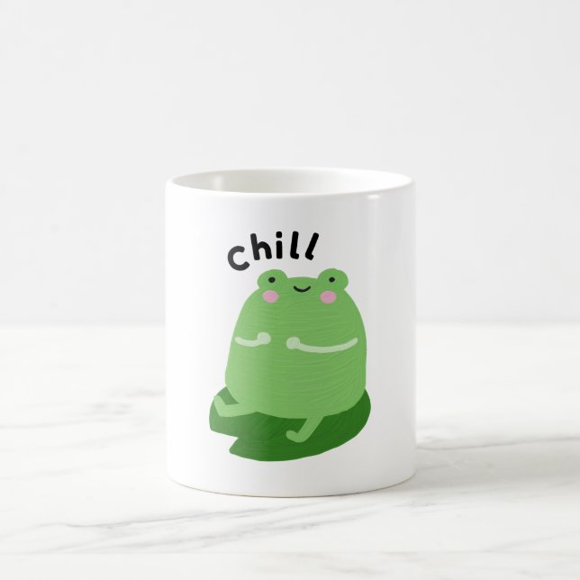 Chill Frog Coffee Mug (Center)