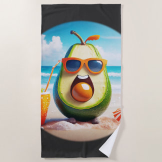 Chill Fruit - Avocado Beach Towel