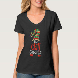Chill Gnome Matching Family Group Christmas Pajama T-Shirt
