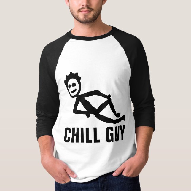 CHILL GUY, FUNNY MEN'S SUMMER T-Shirts (Front)