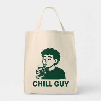 chill guy tote bag