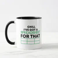 Livinges Oh This calls For A Spreadsheet Mug Excel Mug Excel Spreadsheet Mug  Accountant Mug - Funny