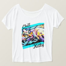 Chill Kitty flowy Top